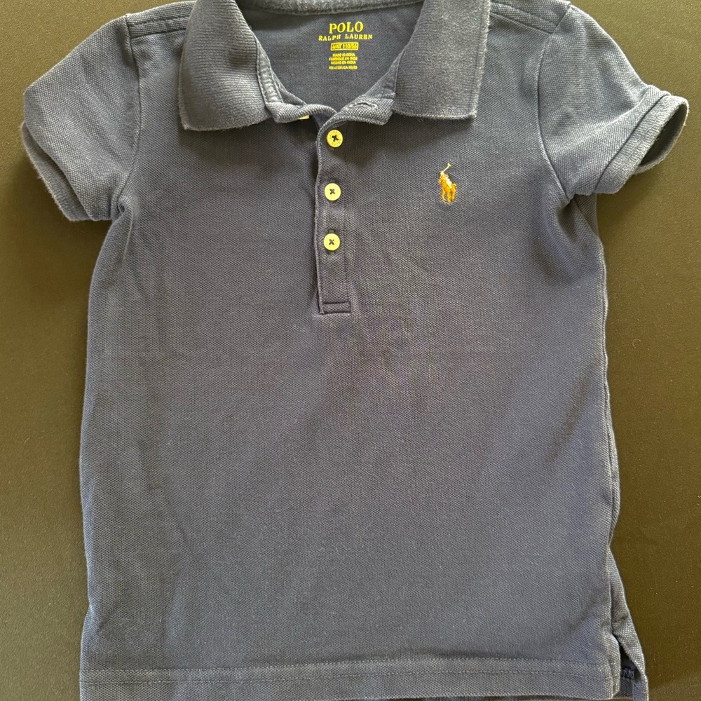 Polo Ralph Lauren Navy Blue Polo Shirt 4T